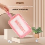 طقم حقيبة مكياج بولي كلوريد الفينيل البلاستيكية عالية القيمة متجمد عالية القيمة حقيبة مكياج محمولة للسفر لحقيبة أدوات الزينة بسحاب إغلاق سحاب سعة كبيرة لتخزين مستحضرات التجميل