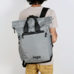 男女兼用学生通学かばんリュックサックハンドバッグ20〜35Lポリエステルライニングナイロンファスナー開閉コンピュータ