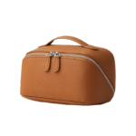Genuine Leather Travel Cosmetic Bag