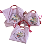 Women’s Purple Embroidered Tote Bag