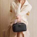 Genuine Leather Travel Cosmetic Bag