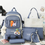 5pcs Kawaii Backpacks Set for Girls