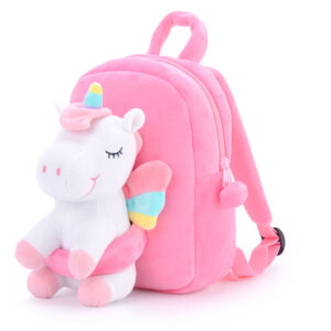 Unicorn Plush School Backpack