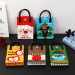 Crochet Knitted Handbag for Christmas