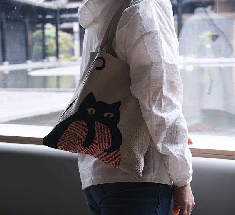 Large Capacity Cat Design Tote Bags