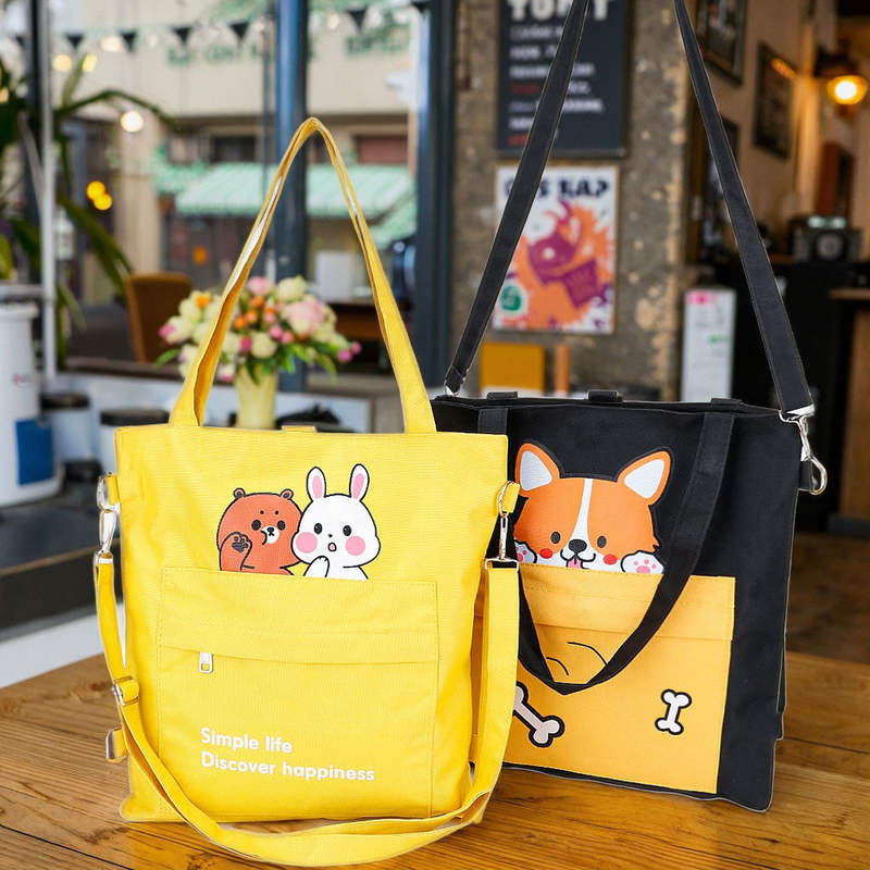 Recyclable Cotton Business & Shopping Bag From Vietnam with Custom Logo/Graphic Design and Customizable Printing