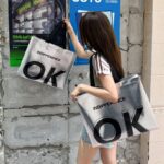 Silver Tote Bags for Luxury Apparel