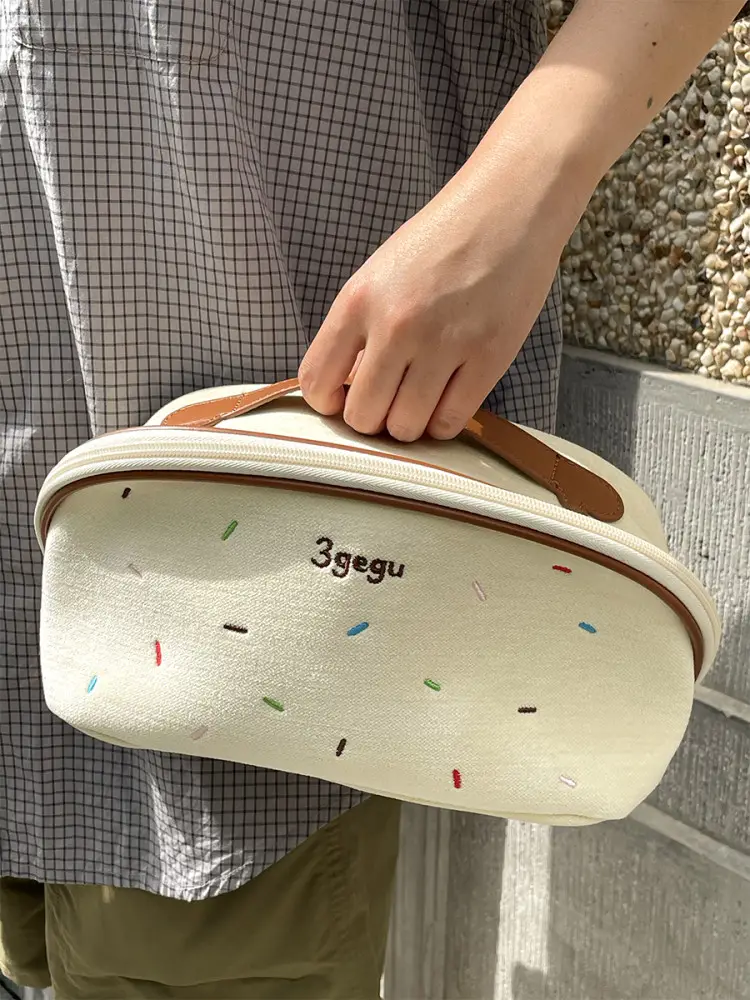 Introducing the Sweet Cosmetic Bag, the perfect way to organize your makeup essentials—convenient and stylish