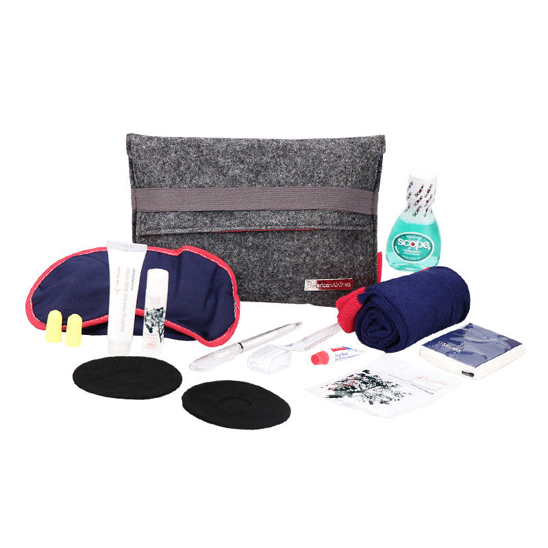 Business Class Disposable Toiletry Bag Kit
