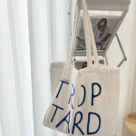 New 100% Cotton French-Style Casual Klein Blue Canvas Tote Bag / Backpack