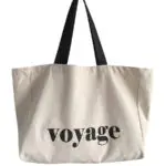 Minimalist Canvas Yoga Tote Bag