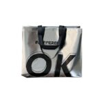 Silver Tote Bags for Luxury Apparel