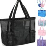 Sac de plage en filet Fammart pour femme