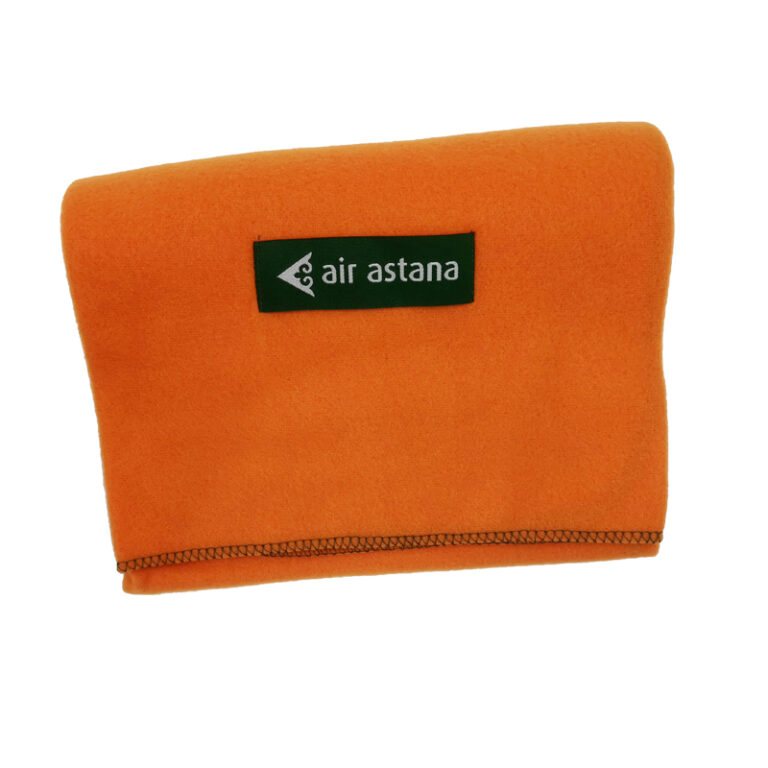 Air Astana in-flight blanket