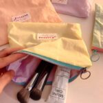 Portable Macaron Cosmetic Bag - Slim Lipstick Storage Organizer for Travel